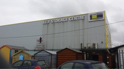 Before  cleaning of a the Self Storage Centre, Cork, by Pro Wash, Ireland